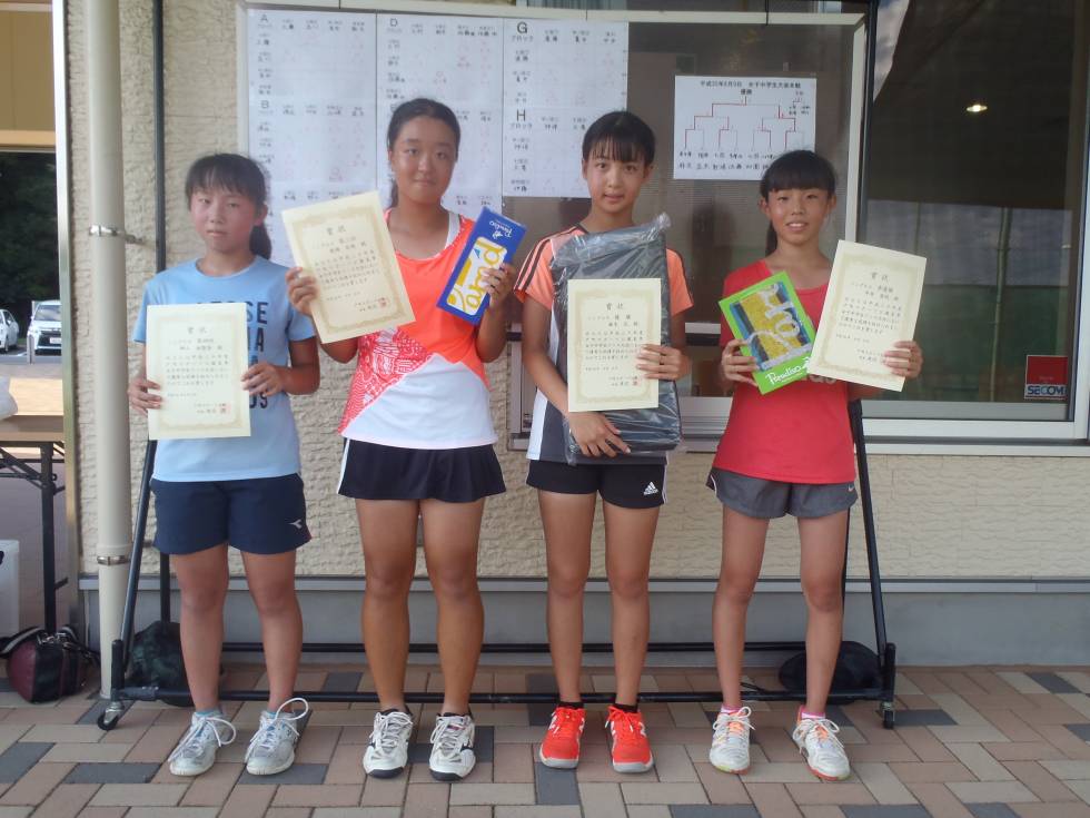 イベントテニス大会 ８月９日 木 中学生女子シングルス 戸吹スポーツ公園